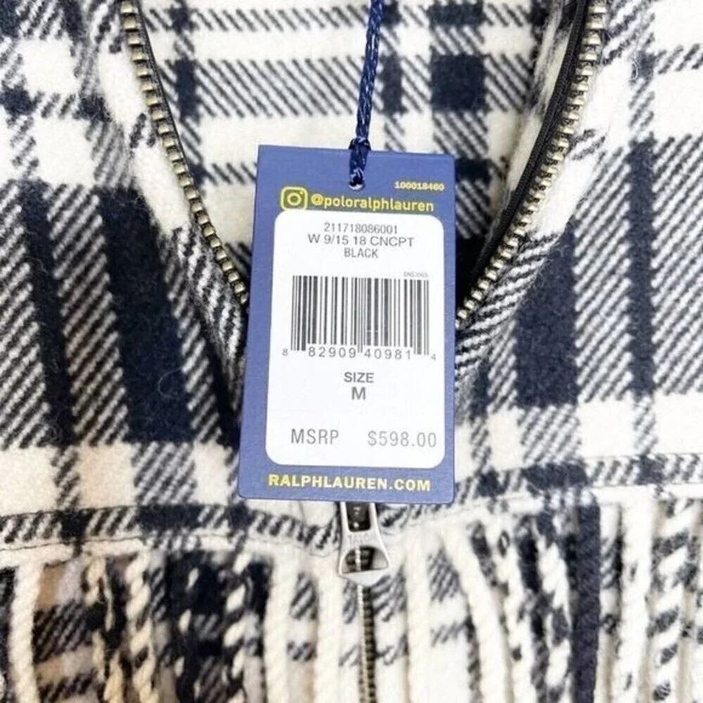 POLO RALPH LAUREN Wool Blend Plaid Jacket